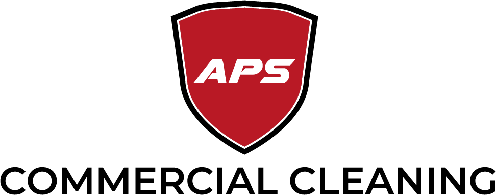 APS Commercial Cleaning logo, a locally based commercial cleaning company in Windsor, Colorado